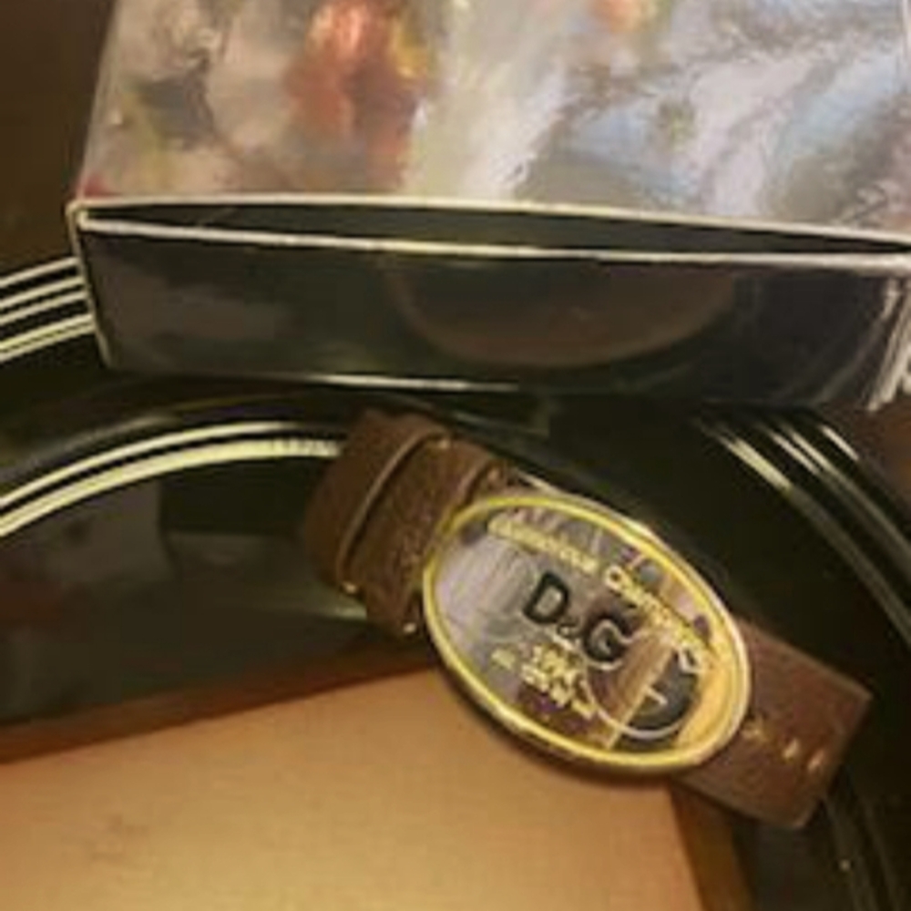 Dolce & Gabbana leather band signature bracelet